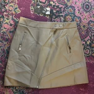 Kendall + Kylie Leather Skirt